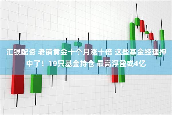 汇银配资 老铺黄金十个月涨十倍 这些基金经理押中了！19只基金持仓 最高浮盈或4亿